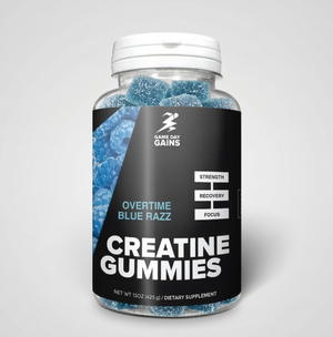 Creatine Gummies Overtime Blue Razz 90 ct