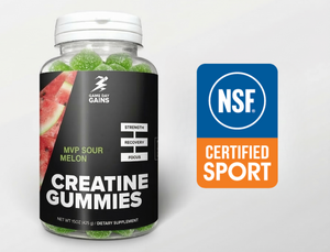 Creatine Gummies MVP Sour Melon 90 ct