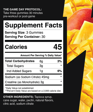 Creatine Gummies Tropical Trophy 90 ct